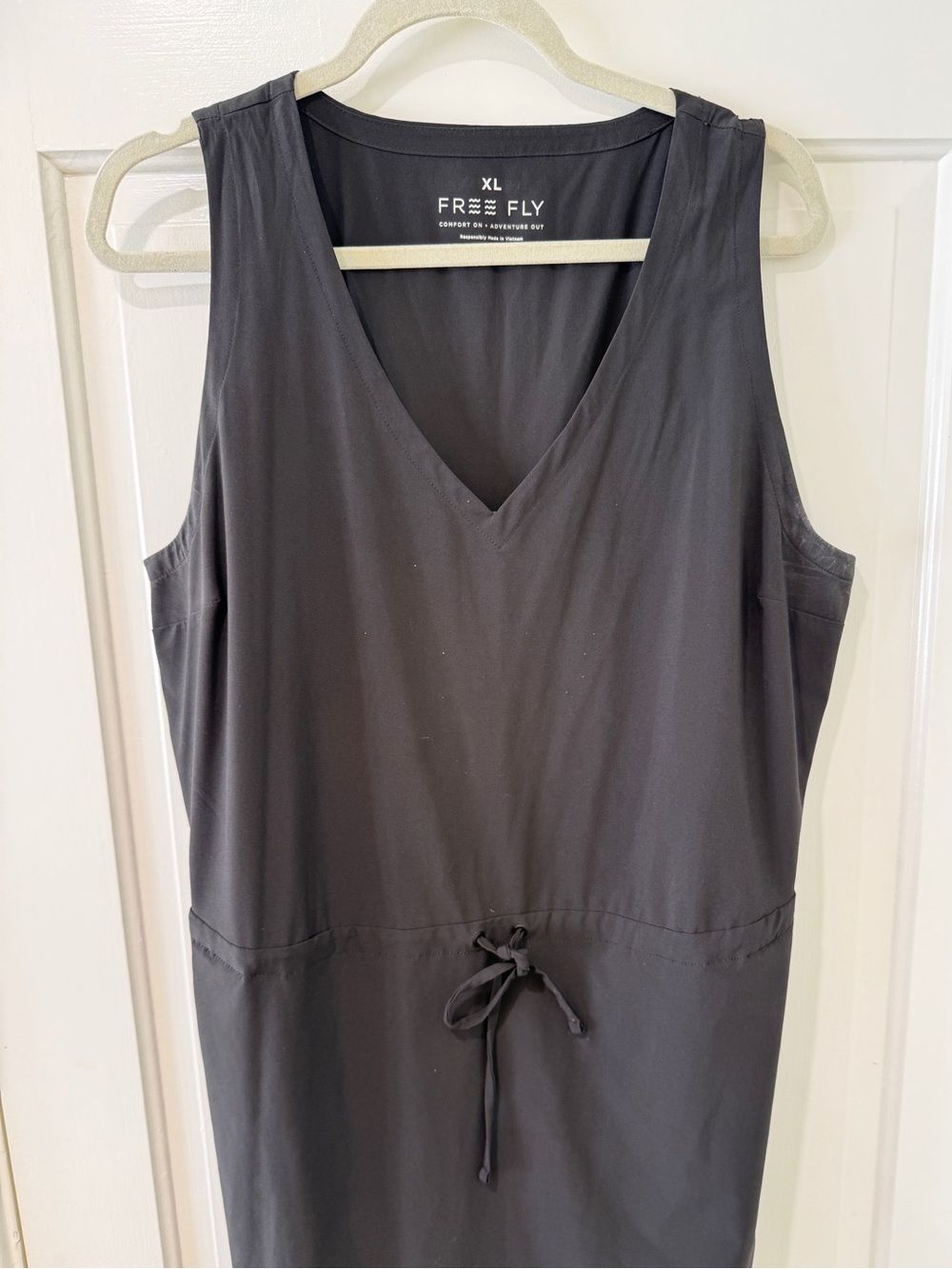 Free Fly breeze drawstring waist black dress - Picture 7 of 9